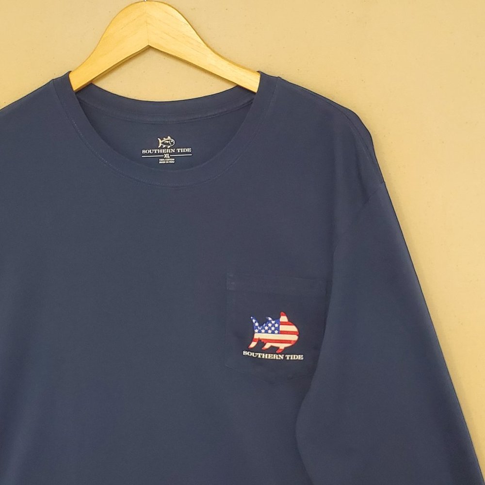 Southern Tide Wingman L/S Pocket Tee XL